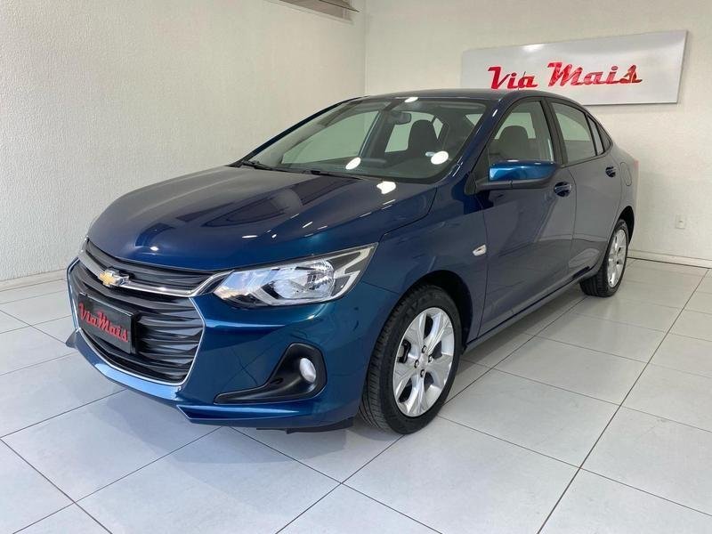 Chevrolet Onix SEDAN Plus LTZ 1.0 12V TB Flex Aut. na cor Azul em Curitiba / PR - 845461