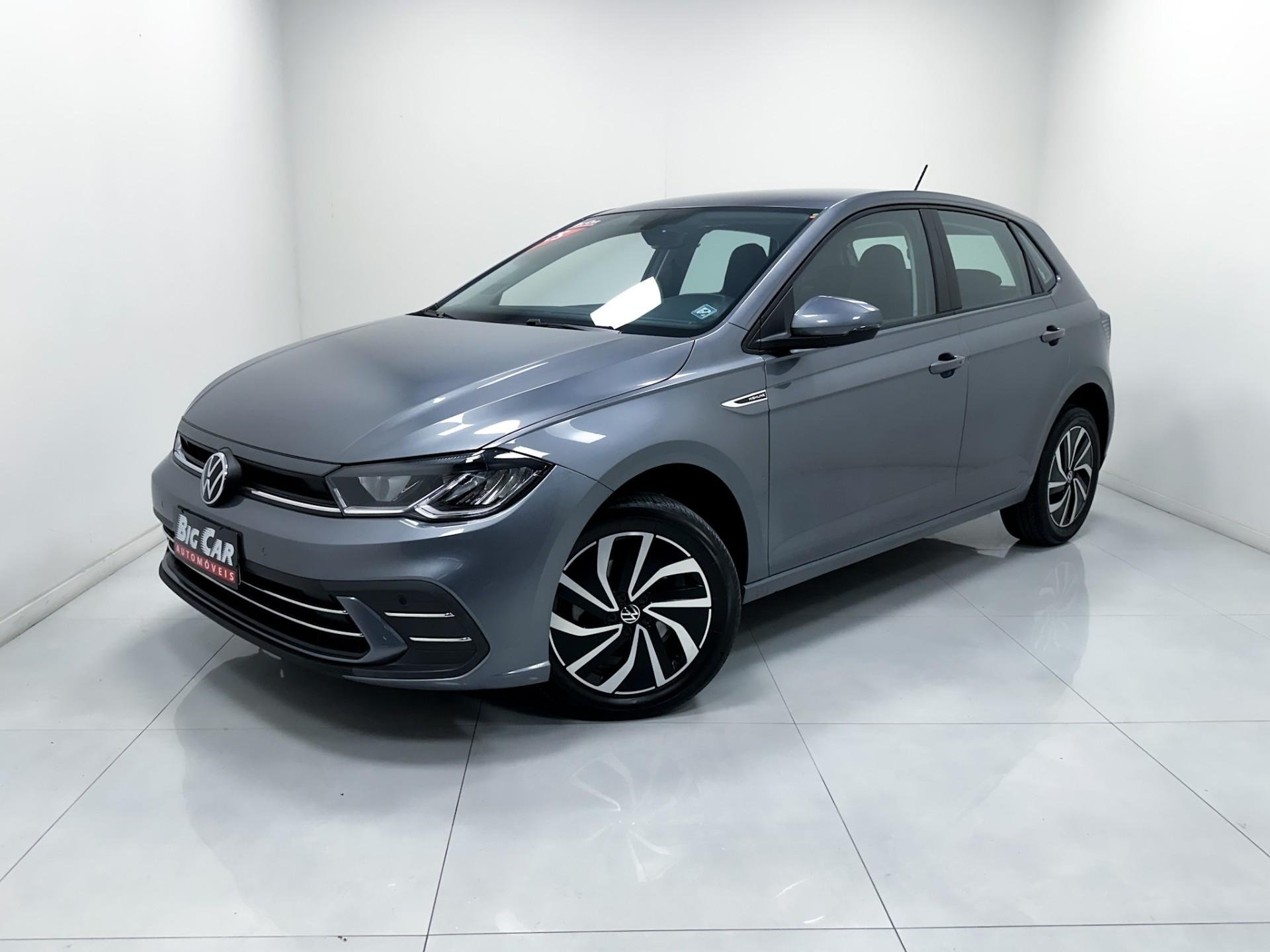 Volkswagen Polo Highline TSI 1.0 Flex 12V Aut. na cor Cinza em São José / SC - 845681
