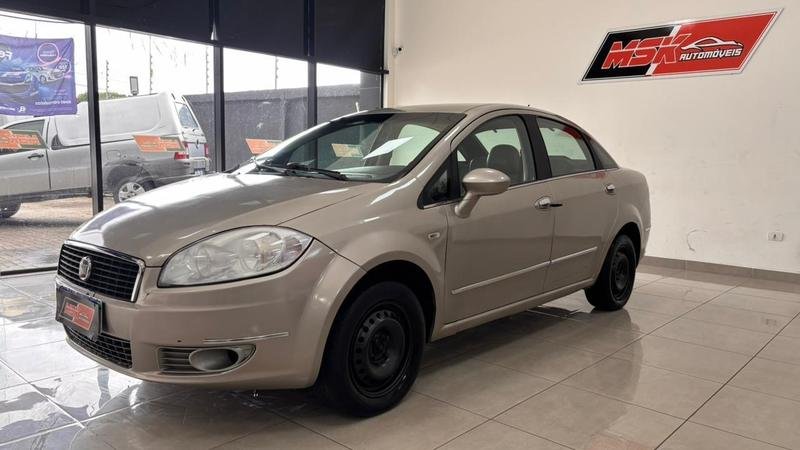 Fiat LINEA ABSOLUTE 1.9/1.8 Flex Dualogic 4p na cor Bege em Curitiba / PR - 845693