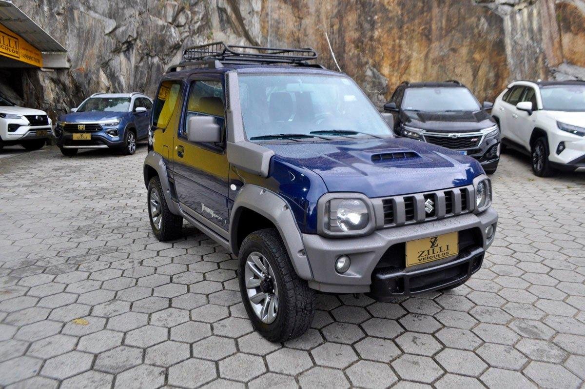 SUZUKI Jimny 4SPORT/ 4WORK 1.3 16V na cor Azul em Florianópolis / SC - 845696