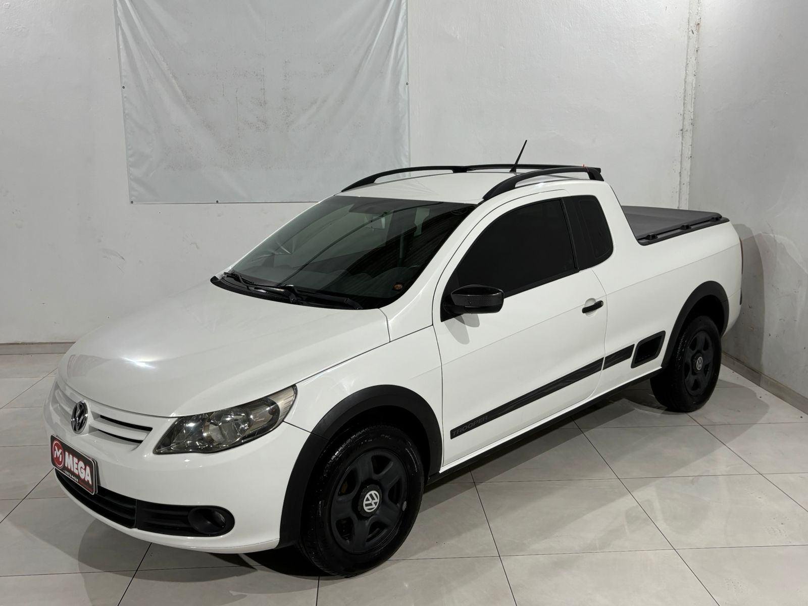 Volkswagen Saveiro TROOPER 1.6 Mi Total Flex 8V na cor Branco em Guaramirim / SC - 845766