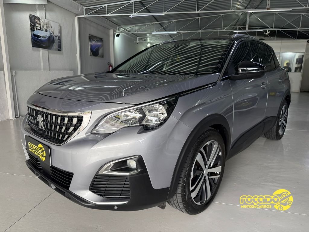 Peugeot 3008 Allure 1.6 Turbo 16V 5p Aut. na cor Prata em São José / SC - 845977