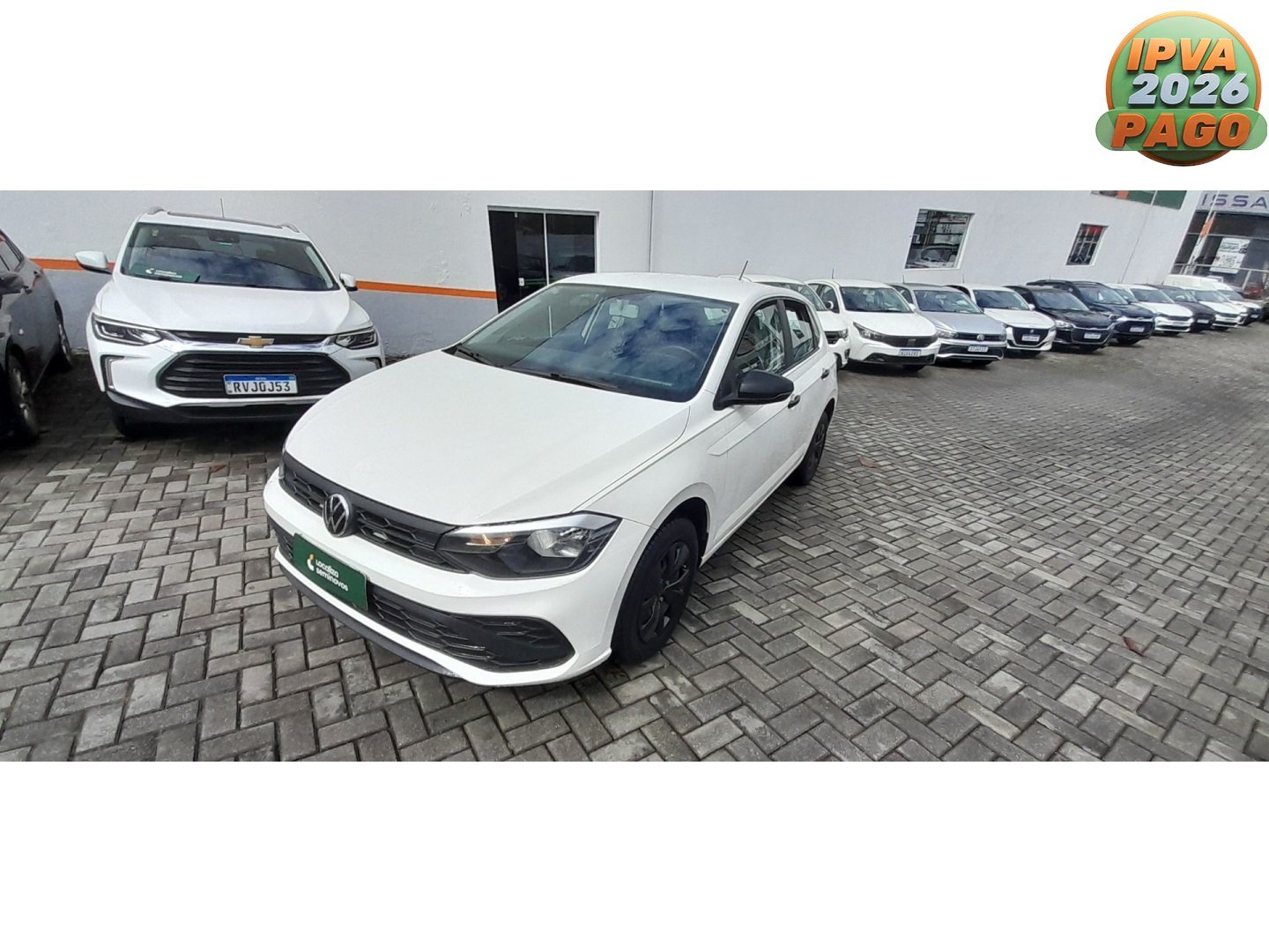 Volkswagen Polo Track 1.0 Flex 12V 5p na cor Branco em Joinville / SC - 846173