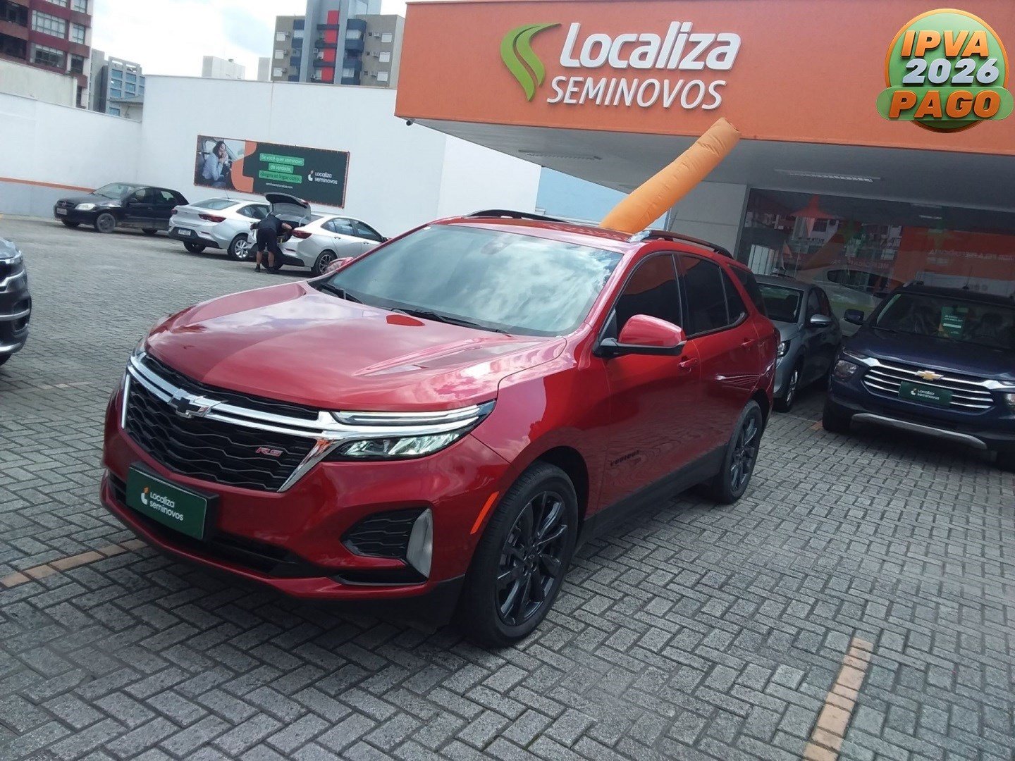 Chevrolet Equinox RS 1.5 Turbo Aut. na cor Vermelho em Joinville / SC - 846276