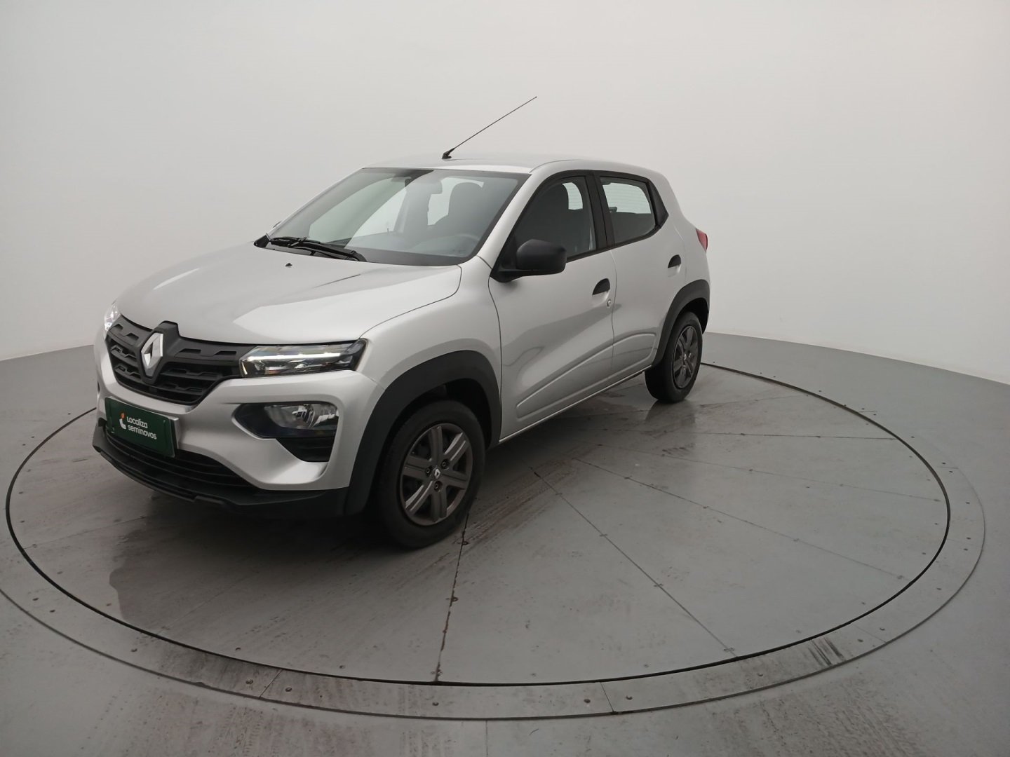 Renault Kwid Zen 1.0 Flex 12V 5p Mec. na cor Prata em Joinville / SC - 846462