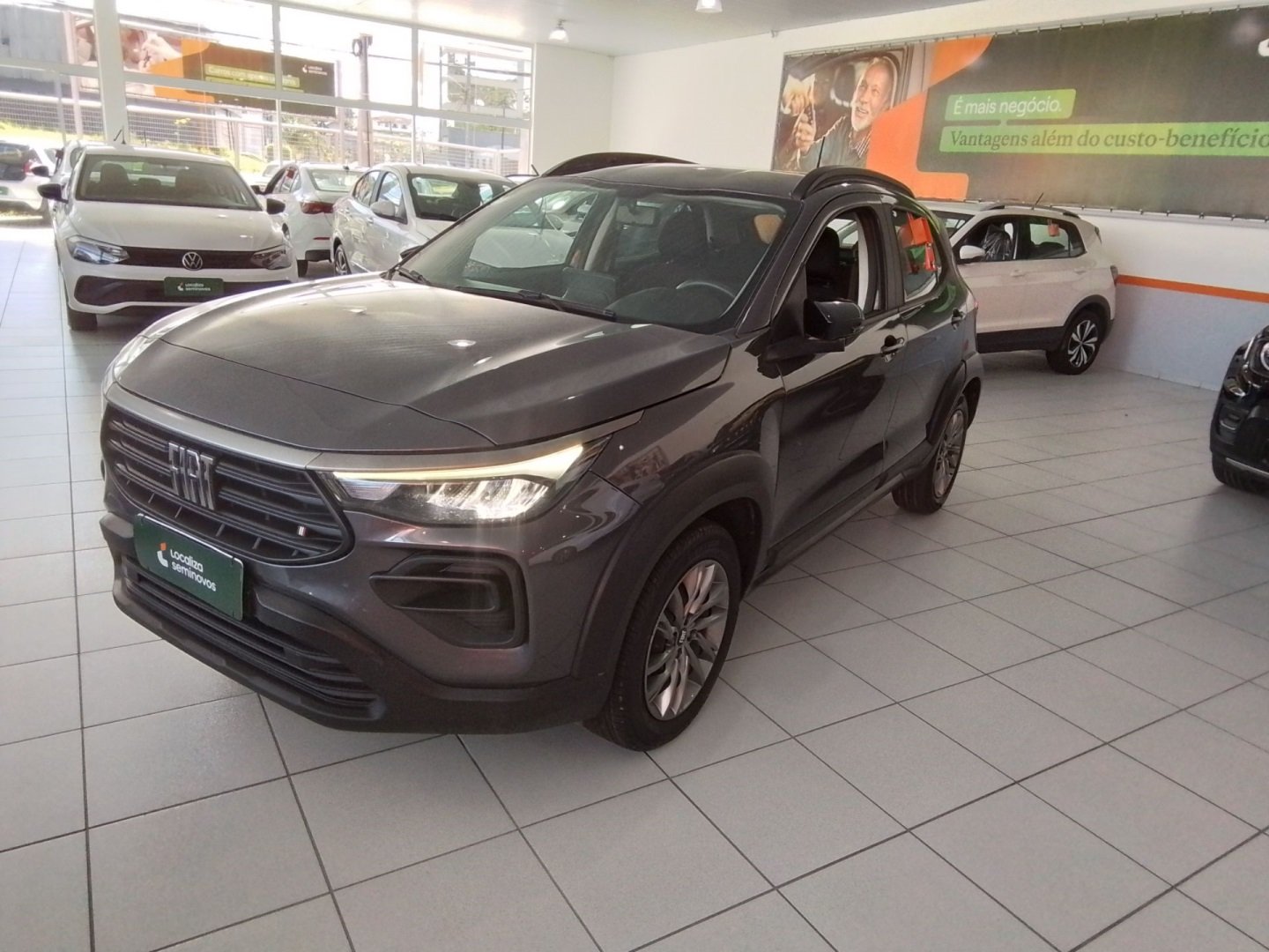 Fiat Pulse DRIVE 1.3 8V Flex Aut. na cor Prata em Joinville / SC - 846468