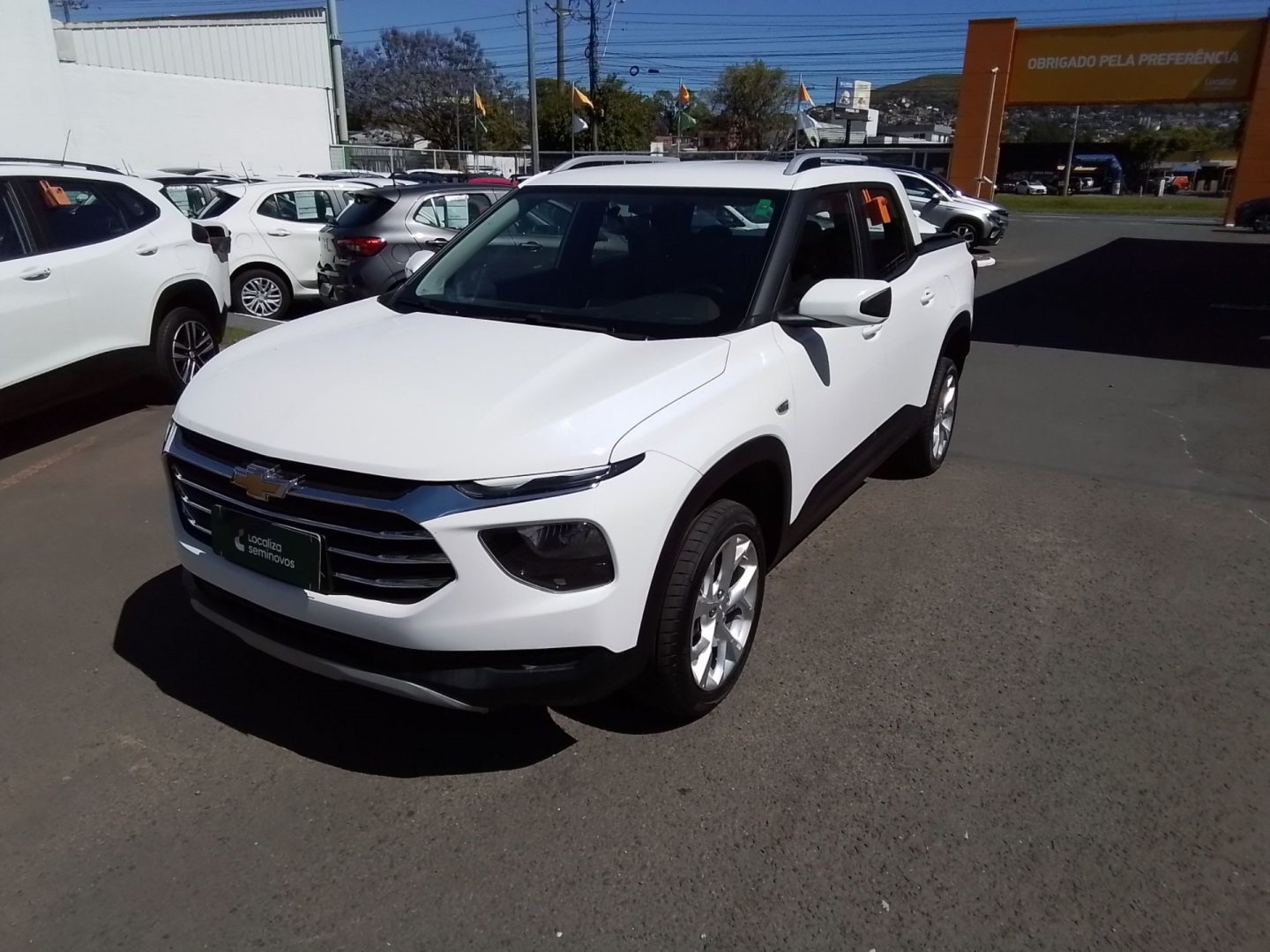 Chevrolet Montana LTZ 1.2 Turbo Flex 12V 4p Aut. na cor Branco no Porto Alegre / RS - 846726