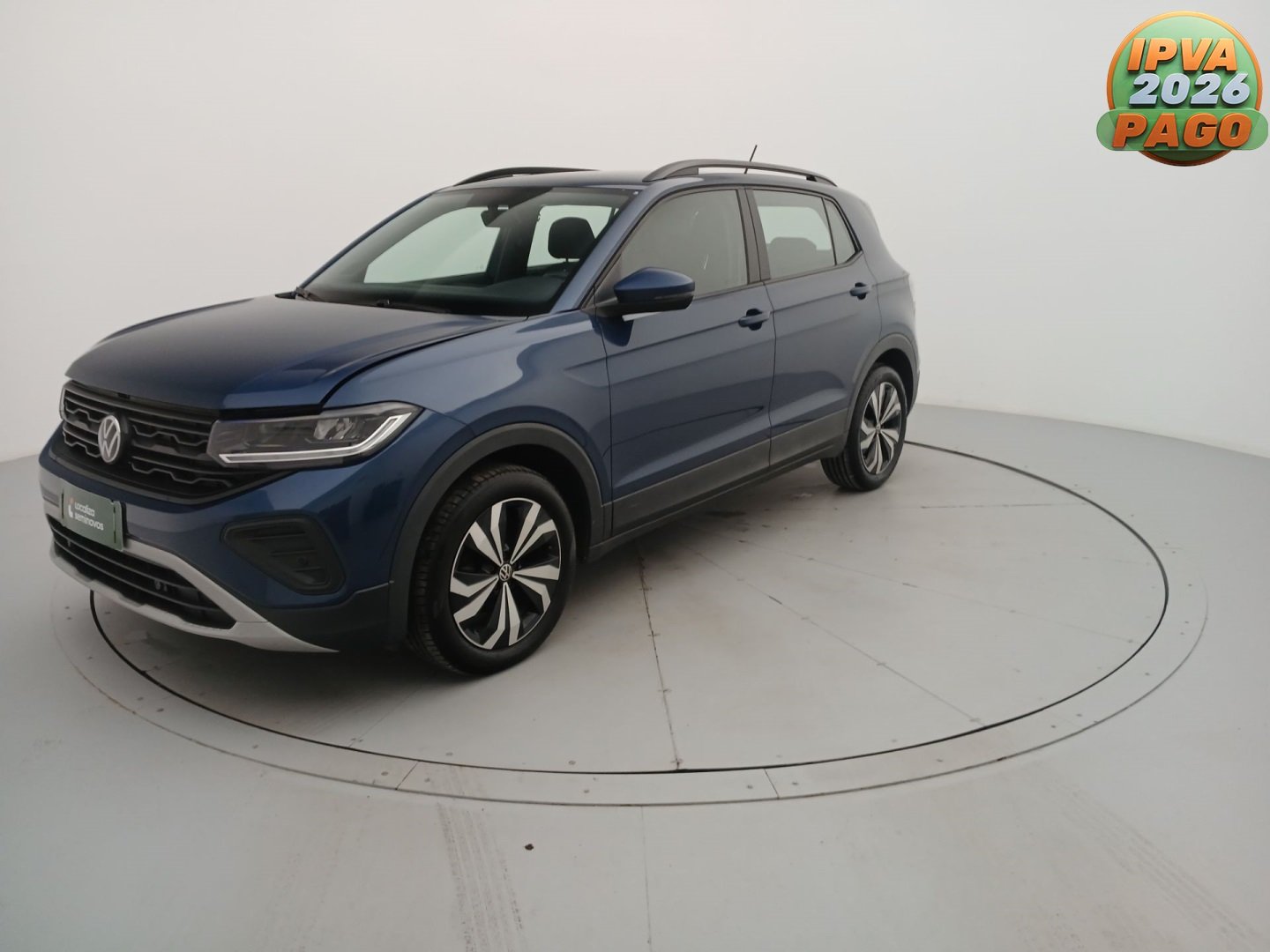 Volkswagen T-Cross 200 TSI 1.0 Flex 12V 5p Aut. na cor Azul em Curitiba / PR - 851591