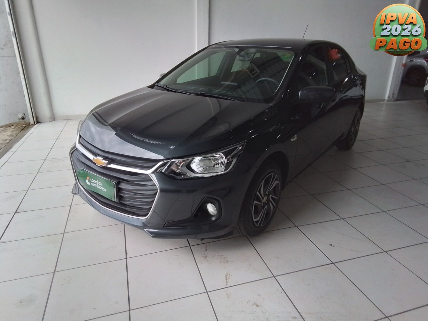 Chevrolet Onix HATCH LT 1.0 12V TB Flex 5p Aut. na cor Cinza no Santa Maria / RS - 853779