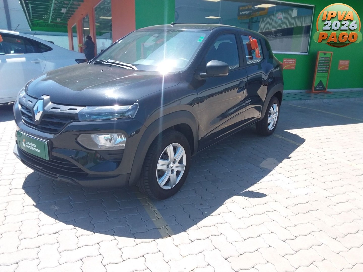 Renault Kwid Zen 1.0 Flex 12V 5p Mec. na cor Preto no Santa Cruz do Sul / RS - 855571