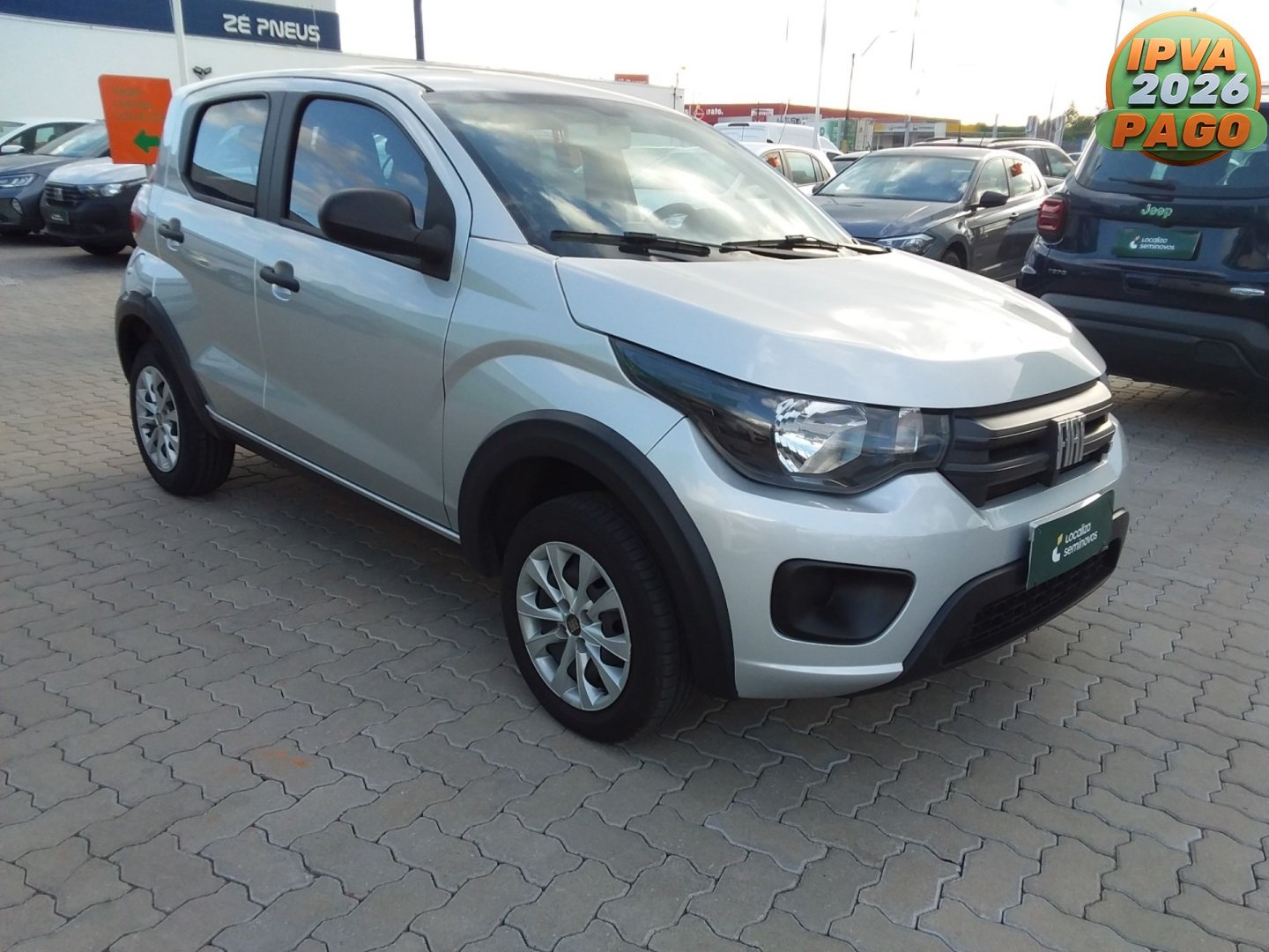 Fiat Mobi LIKE 1.0 Fire Flex 5p. na cor Prata no Santa Cruz do Sul / RS - 855580