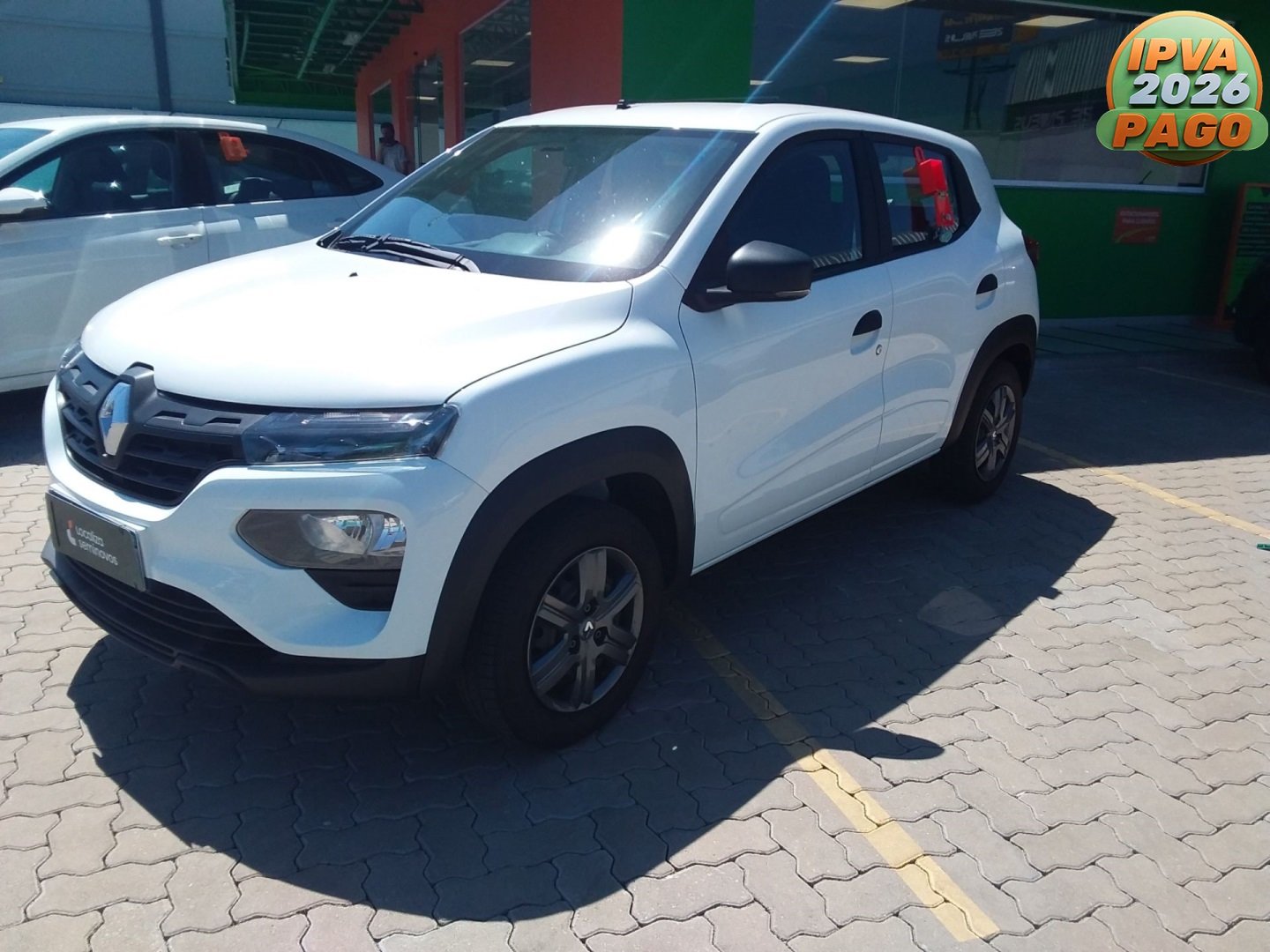 Renault Kwid Zen 1.0 Flex 12V 5p Mec. na cor Branco no Santa Cruz do Sul / RS - 855584