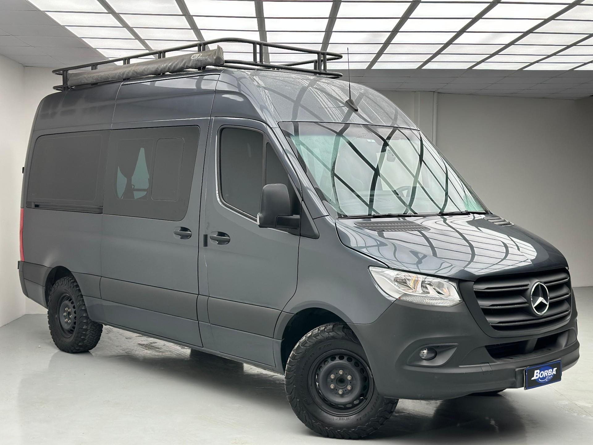 Mercedes-Benz Sprinter 416 Furgão Longo T.B. 2.2 Dies. na cor Cinza em Rio do Sul / SC - 857416