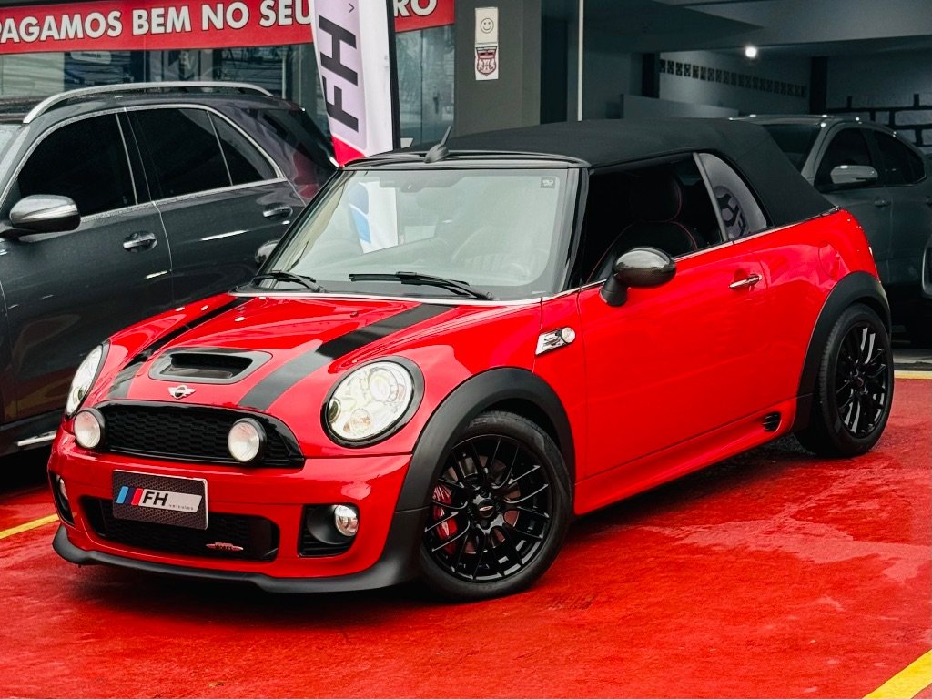 MINI COOPER CABRIO 1.6 Aut. na cor Vermelho em Florianópolis / SC - 857549