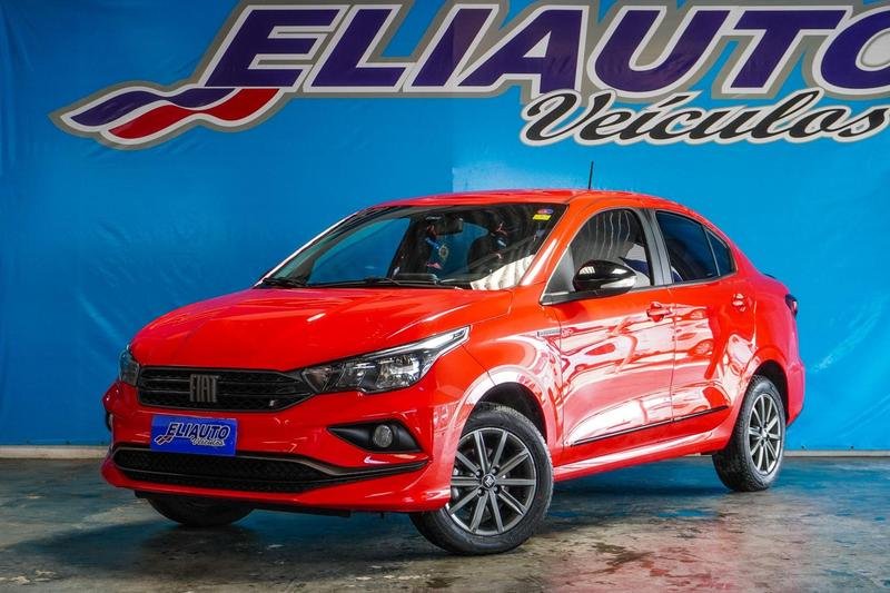 Fiat Cronos DRIVE 1.3 8V Flex Aut. na cor Vermelho em Fazenda Rio Grande / PR - 857958