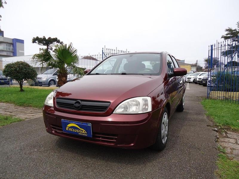 Chevrolet Corsa Hat. Maxx 1.4 8V ECONOFLEX 5p na cor Vermelho em Curitiba / PR - 858427