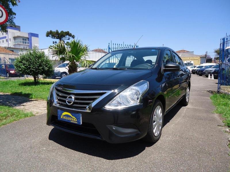 Nissan VERSA V-DRIVE PLUS 1.6 16V Flex Aut. na cor Preto em Curitiba / PR - 858458