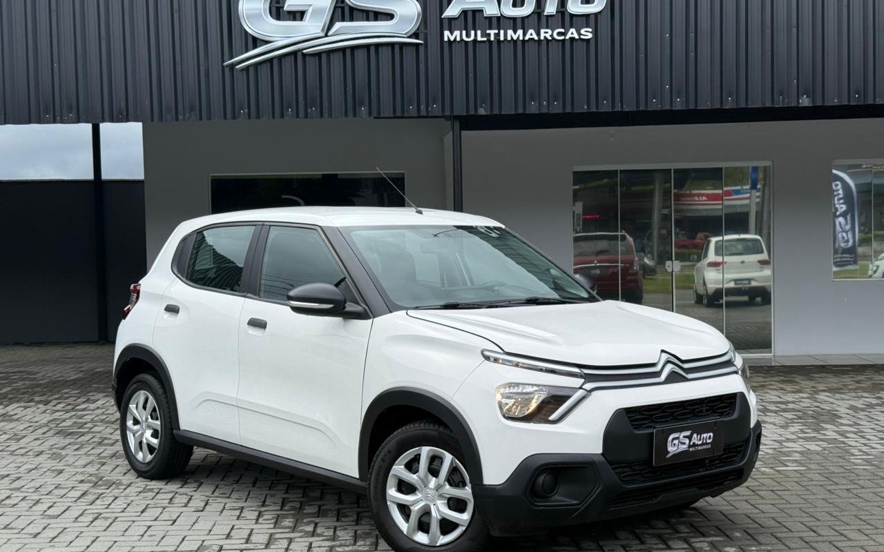 Citroën C3 Live 1.0 Flex 6V 5p Mec. na cor Branco em Joinville / SC - 859696