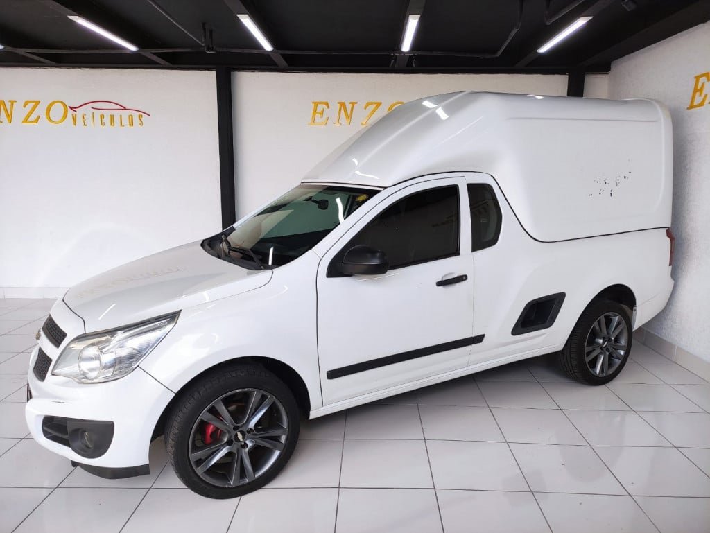 Chevrolet Montana LS 1.4 ECONOFLEX 8V 2p na cor Branco em Curitiba / PR - 859889