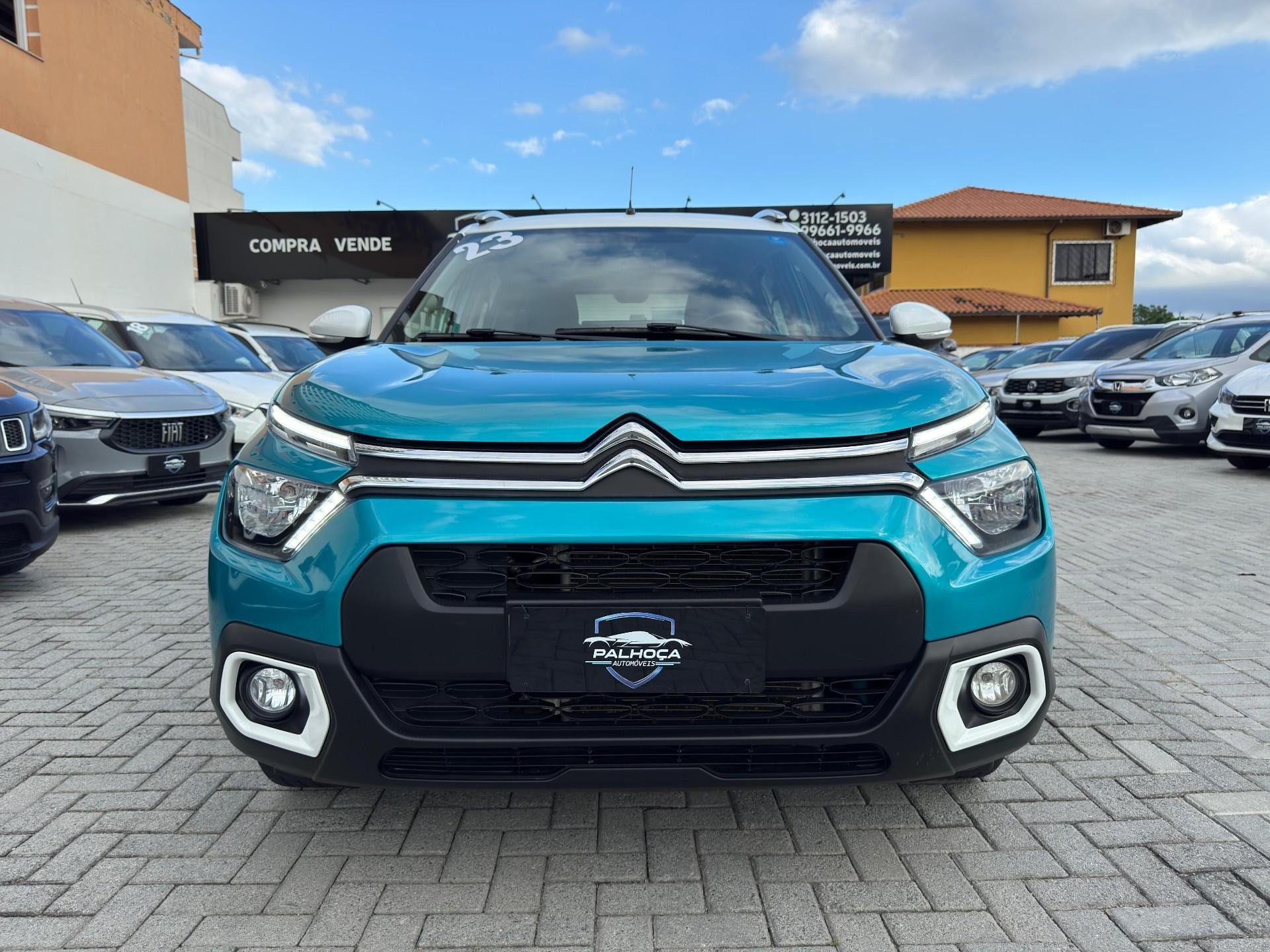 Citroën C3 First Edition 1.6 Flex 16V 5p Aut. na cor Azul em Palhoça / SC - 863395