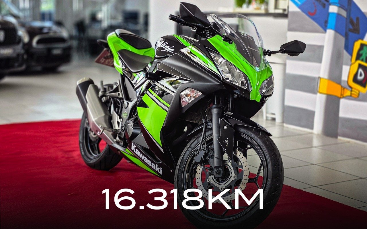 KAWASAKI NINJA 300  na cor Verde no Porto Alegre / RS - 863588