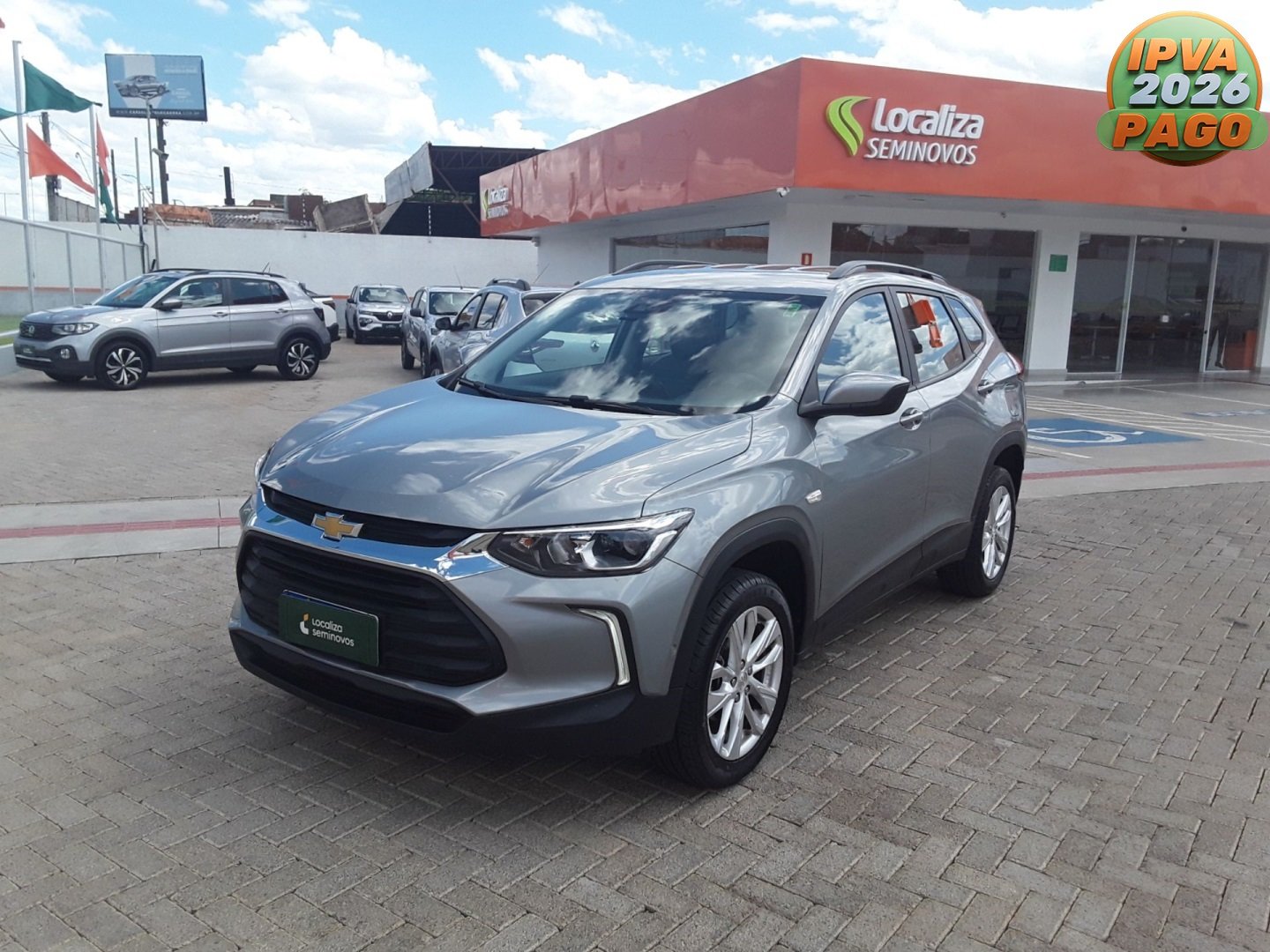 Chevrolet Tracker LTZ 1.0 Turbo 12V Flex Aut. na cor Prata no Santa Cruz do Sul / RS - 864522