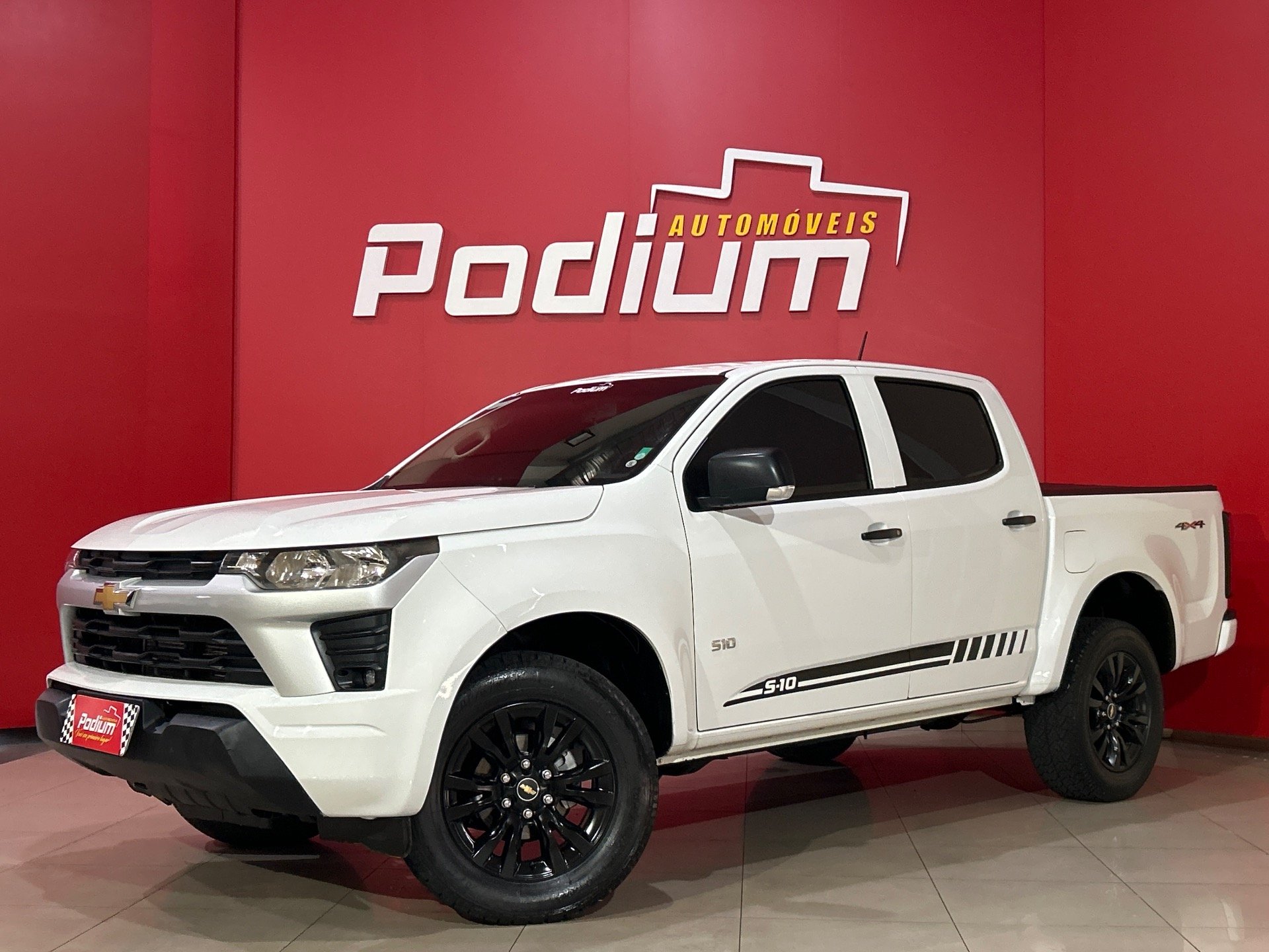 Chevrolet S10 Pick-Up WT 2.8 TDI 4x4 CD Diesel Aut na cor Branco em Ponta Grossa / PR - 864886