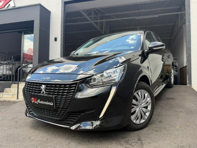 Peugeot 208 Like 1.0 Flex 6V 5p Mec. na cor Preto em Curitiba / PR - 865096