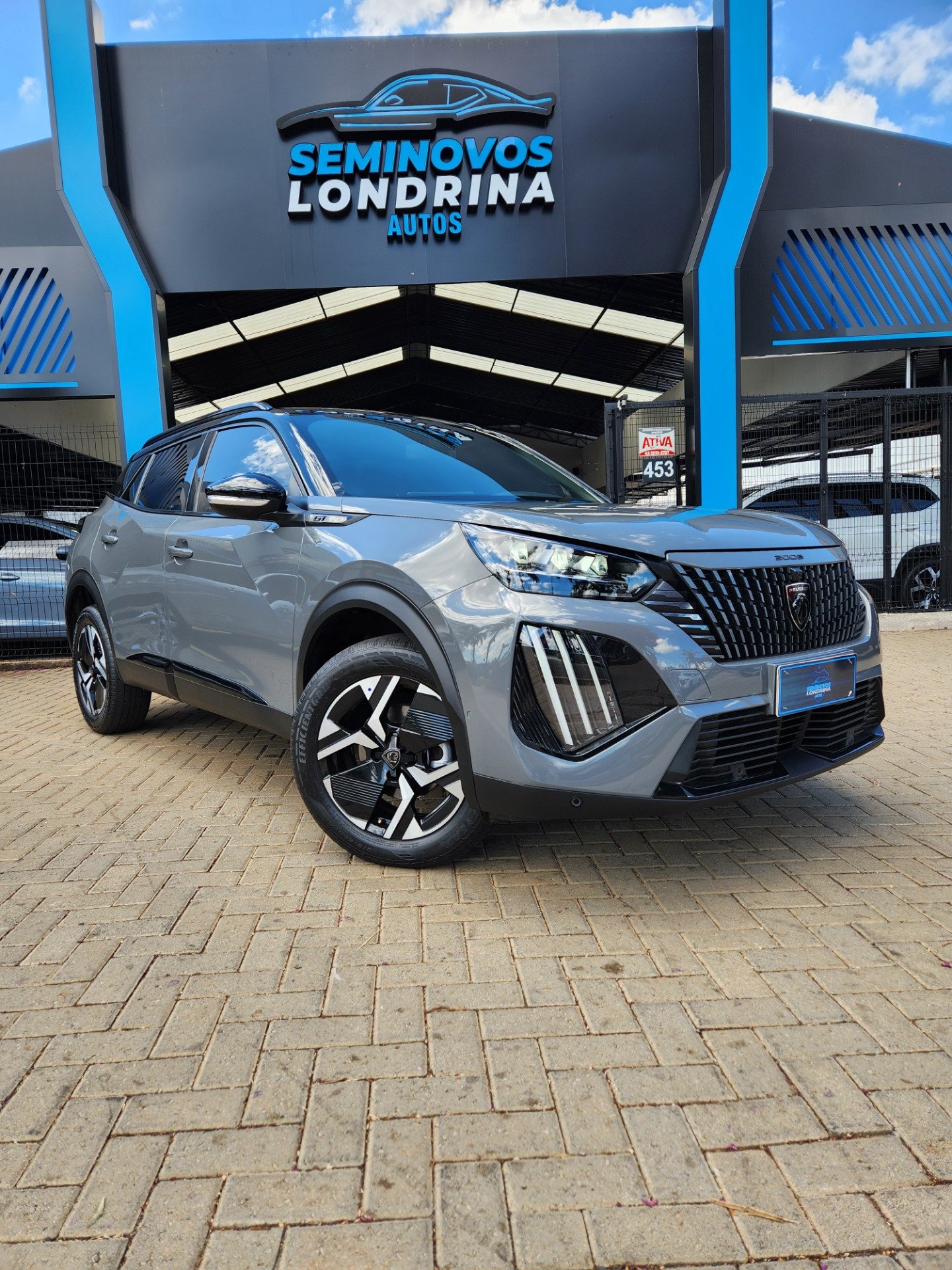 Peugeot 2008 GT 1.0 Turbo Flex 5p Aut. na cor Cinza em Londrina / PR - 866176