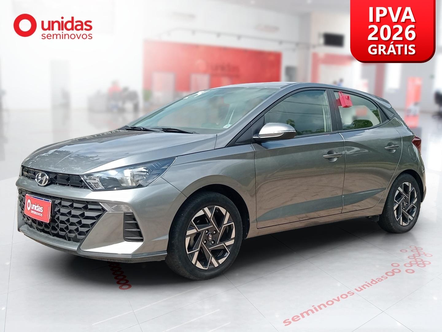 Hyundai HB20 Platinum Plus 1.0 TB Flex 12V Aut. na cor Cinza em Joinville / SC - 866233