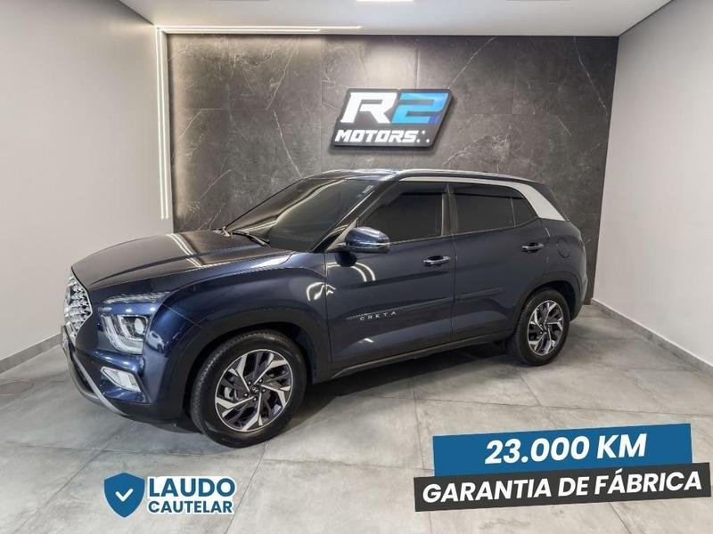 Hyundai Creta Limited 1.0 TB 12V Flex Aut. na cor Azul no Canoas / RS - 867395