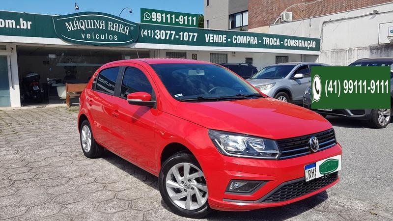 Volkswagen Gol 1.0 Flex 12V 5p na cor Vermelho em Curitiba / PR - 868360