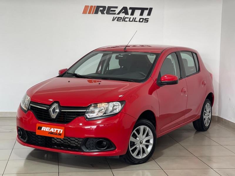 Renault Sandero Expression Flex 1.6 16V 5p na cor Vermelho em Curitiba / PR - 869181
