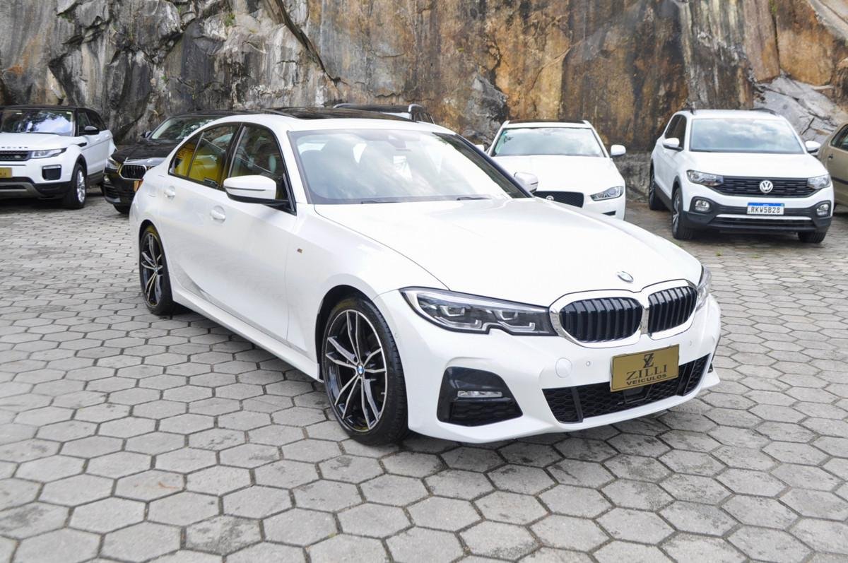 BMW 320i 2.0 TB M Sport A.Flex/M.Sport 4p na cor Branco em Florianópolis / SC - 869192