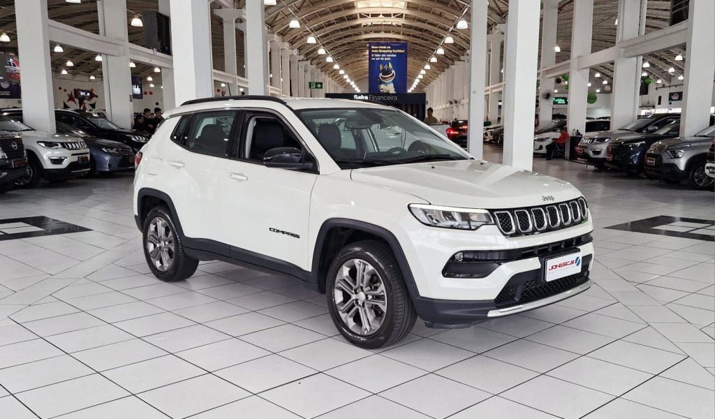 Jeep Compass LONG. T270 1.3 TB 4x2 Flex Aut. na cor Branco em Curitiba / PR - 869719