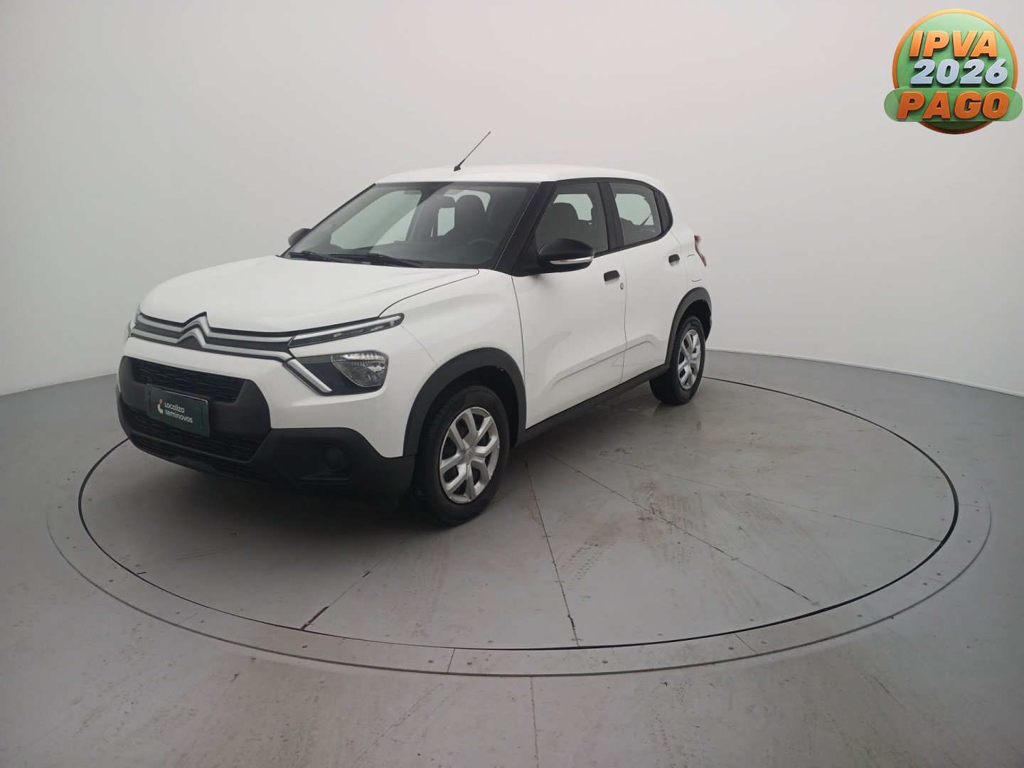 Citroën C3 Live Pack 1.0 Flex 6V 5p Mec. na cor Branco em Curitiba / PR - 870019
