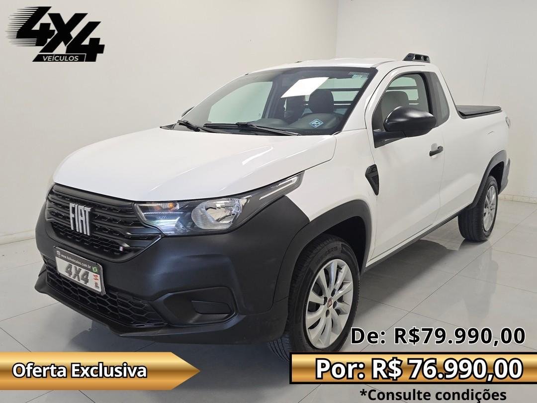 Fiat Strada Endurance 1.4 Flex 8V CS Plus na cor Branco em São José / SC - 870460