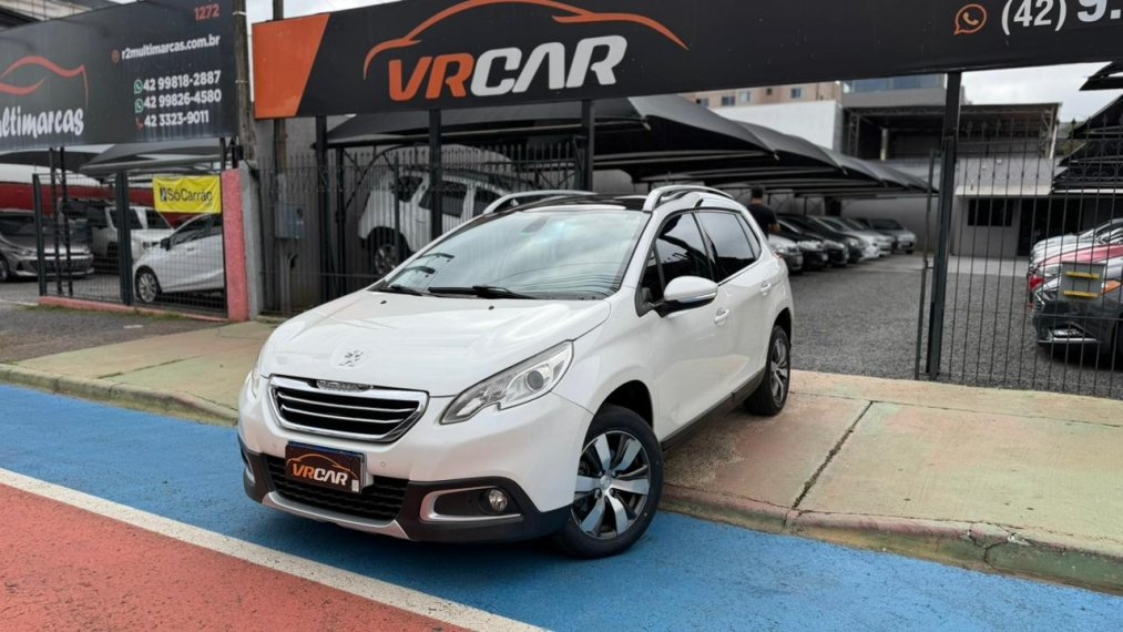 Peugeot 2008 Griffe 1.6 Flex 16V 5p Aut. na cor Branco em Ponta Grossa / PR - 870628
