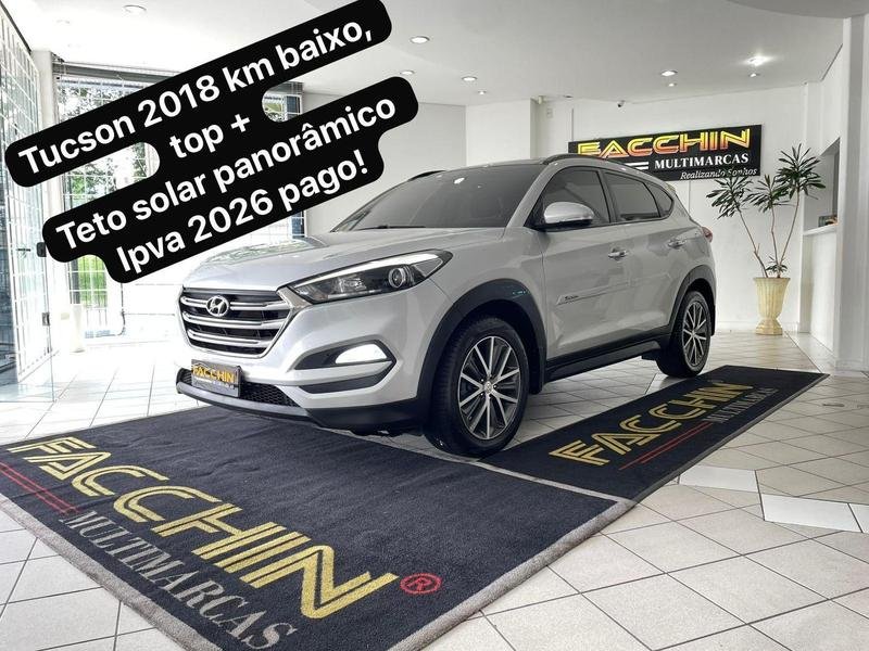 Hyundai Tucson GLS 1.6 Turbo 16V Aut. na cor Prata em Curitiba / PR - 871044