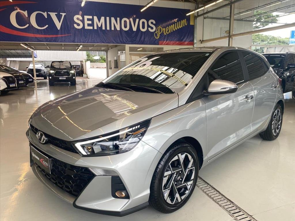 Hyundai HB20 Platinum 1.0 TB Flex 12V Aut. na cor Prata em Curitiba / PR - 873366