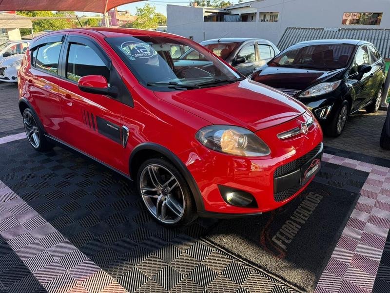 Fiat Palio SPORTING Dualogic 1.6 Flex 16V 5p na cor Vermelho no Viamão / RS - 874083