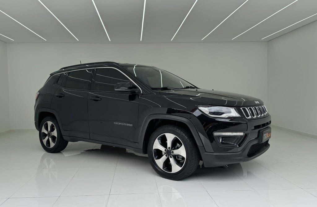 Jeep Compass LONGITUDE 2.0 4x2 Flex 16V Aut. na cor Preto em Curitiba / PR - 876229