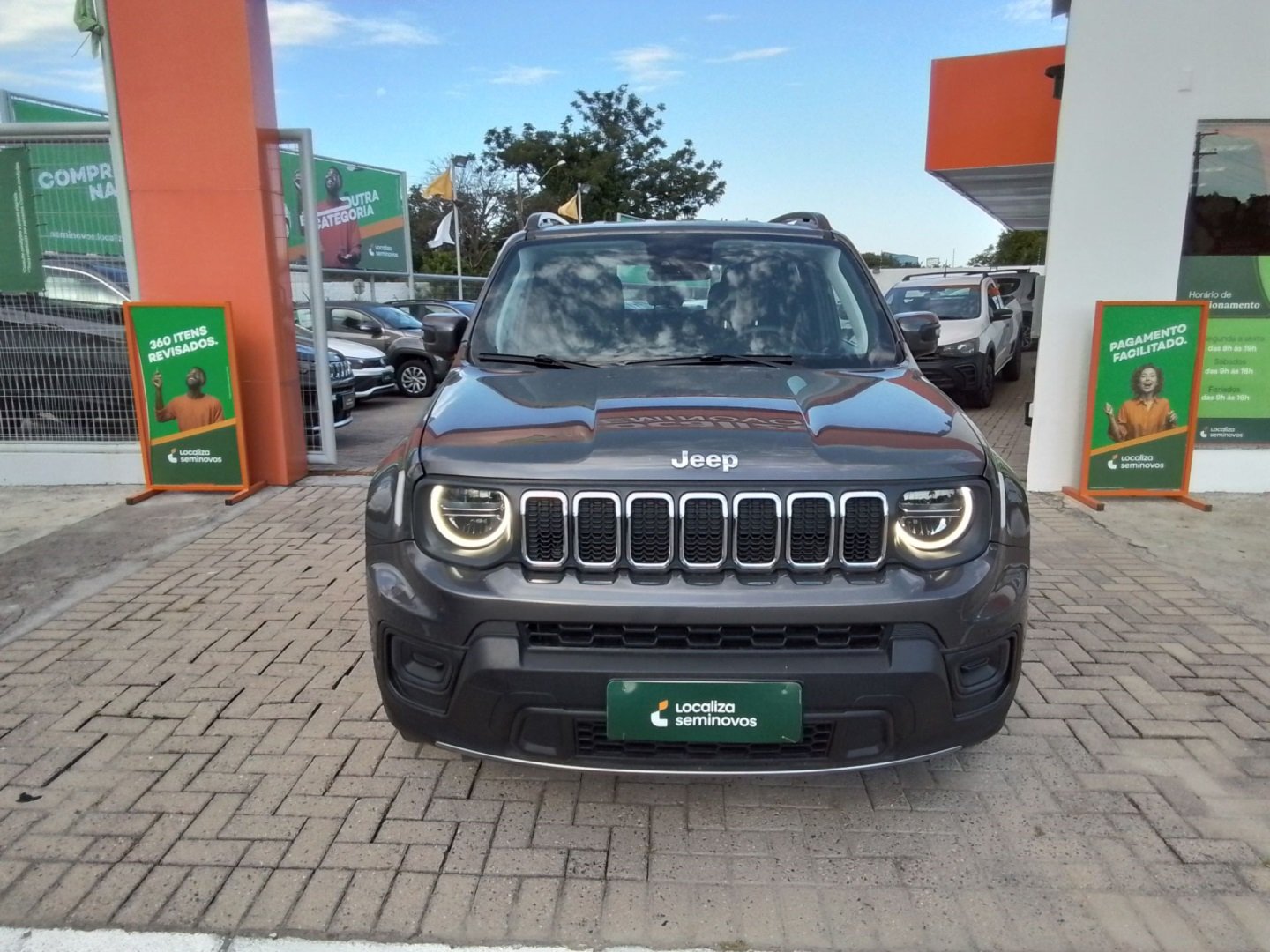 Jeep Renegade Long. T270 1.3 TB 4x2 Flex Aut. na cor Cinza em Criciúma / SC - 876518