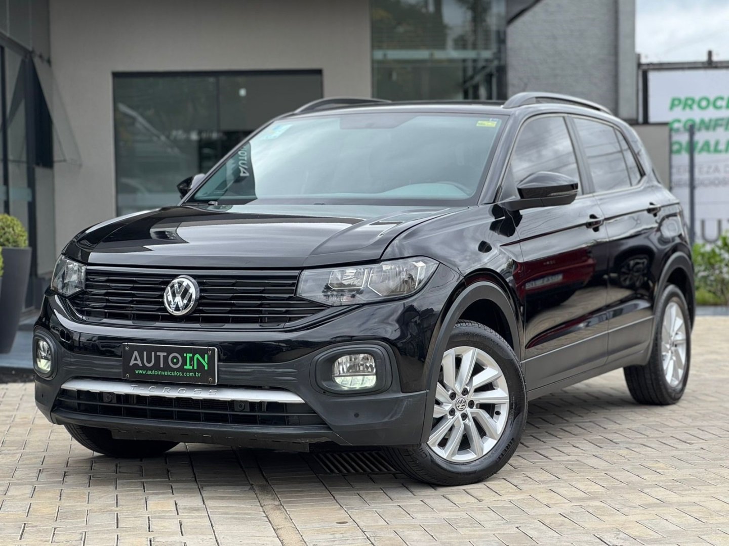 Volkswagen T-Cross 200 TSI 1.0 Flex 12V 5p Aut. na cor Preto em Ponta Grossa / PR - 876970