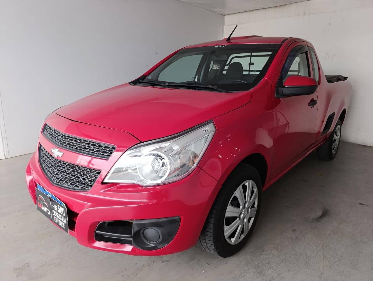 Chevrolet Montana LS 1.4 ECONOFLEX 8V 2p na cor Vermelho no Porto Alegre / RS - 877429