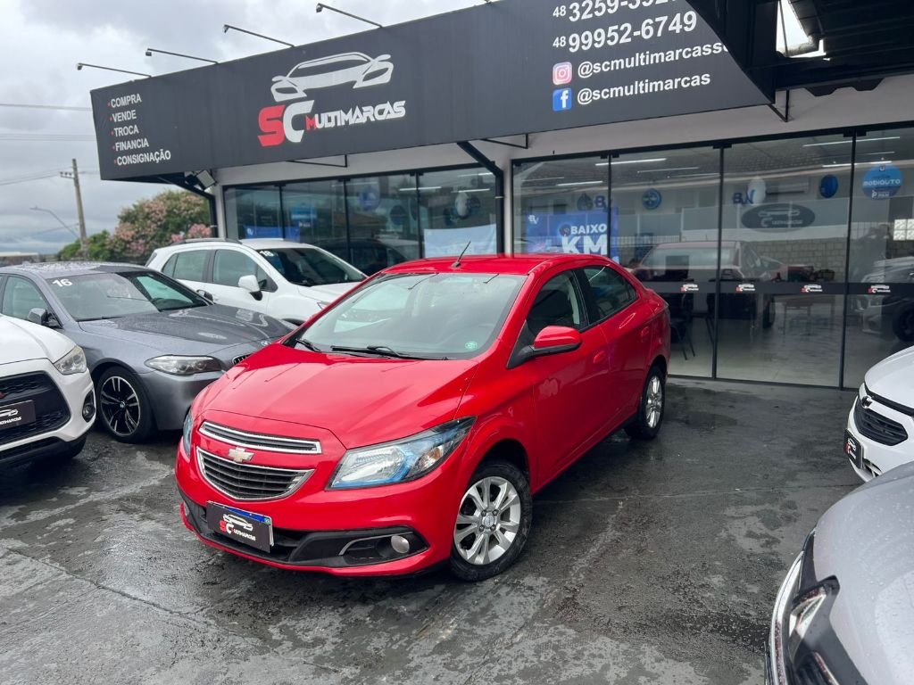 Chevrolet Prisma Sed. LTZ 1.4 8V FlexPower 4p na cor Vermelho em Florianópolis / SC - 877506