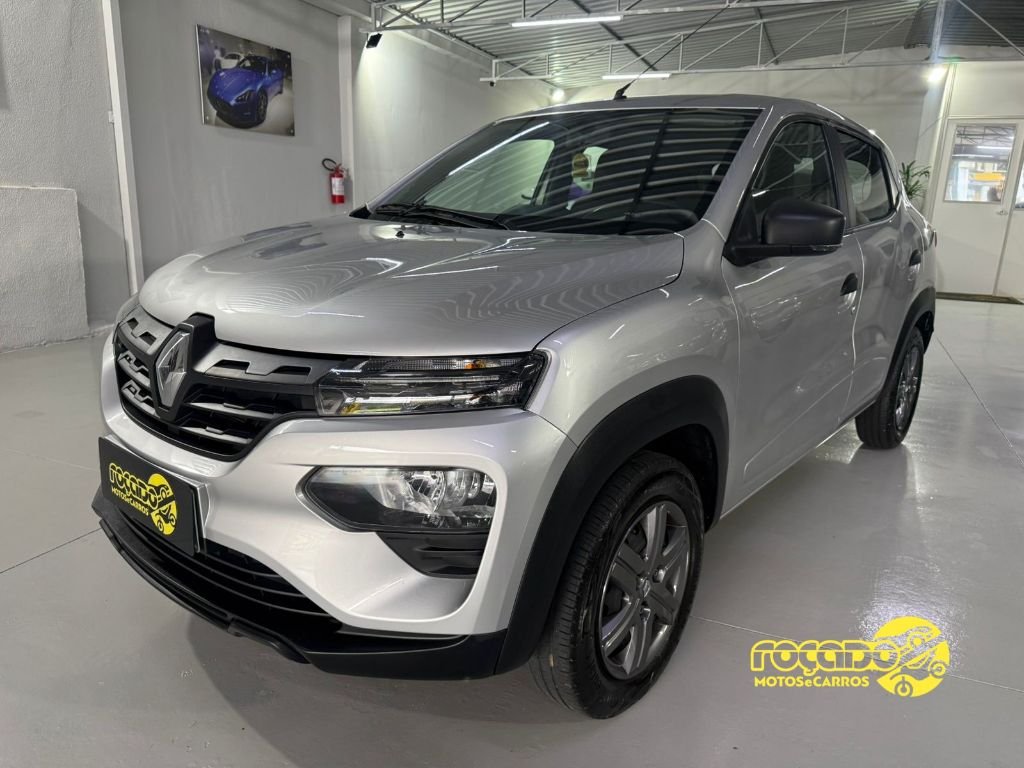 Renault Kwid Zen 1.0 Flex 12V 5p Mec. na cor Prata em São José / SC - 877806