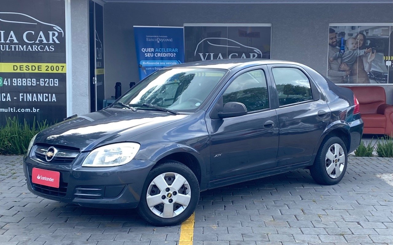Chevrolet Prisma Sed. Joy 1.4 8V ECONOFLEX 4p na cor Cinza em São José dos Pinhais / PR - 878077