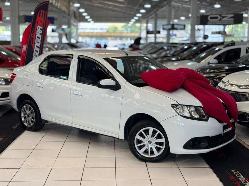 Renault Logan Authentique Flex 1.0 12V 4p na cor Branco em Curitiba / PR - 878197
