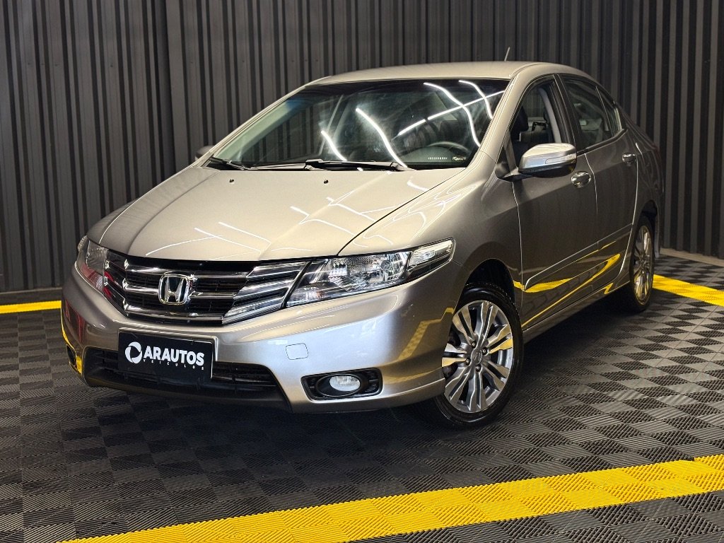 Honda City Sedan EX 1.5 Flex 16V 4p Aut. na cor Cinza em Florianópolis / SC - 879123